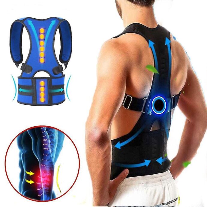 حزام الظهر المغناطيسي لتصحيح استقامة الظهر-Correcteur de Posture magnétique pour thérapie du dos – Image 4