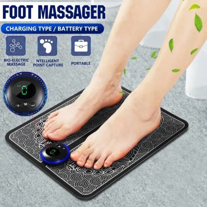 جهاز تدليك الأقدام الكهربائي لتنشيط عضلات الساق و القدم و تحسين الدورة الدموية-Appareil De Massage Electrique Des Pieds