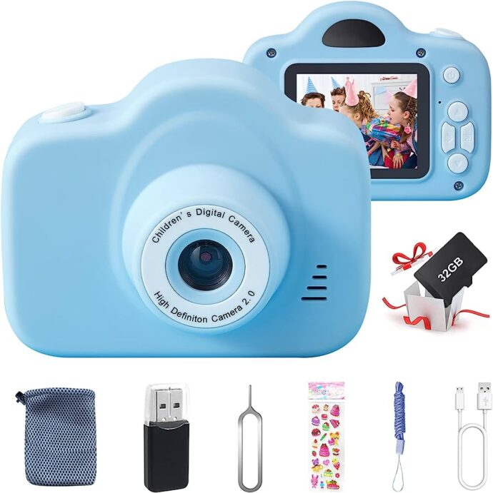 كاميرا رقمية فيديو للأطفال-Appareil Photo et Vidéo pour enfants – Image 2