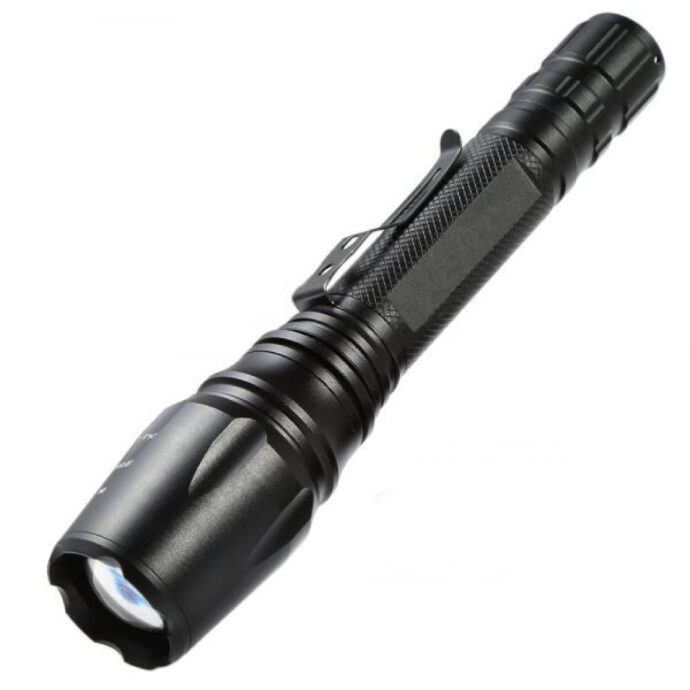 مصباح يدوي فائق السطوع عالي الجودة بدرجات ضوء مختلفة X-BALOG T6 LED FlashLight Rechargable with Multi-Light Mode BL-8668 – Image 3