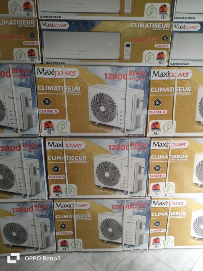 Climatiseur Maxipower 12000 BTU tropical inverter T3