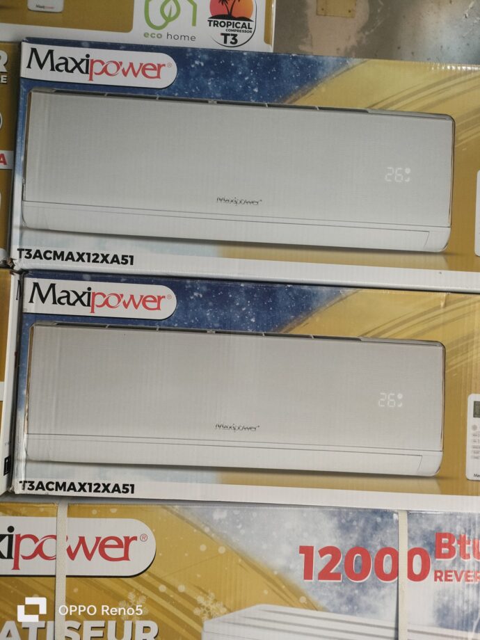 Climatiseur Maxipower 12000 BTU tropical inverter T3 – Image 2