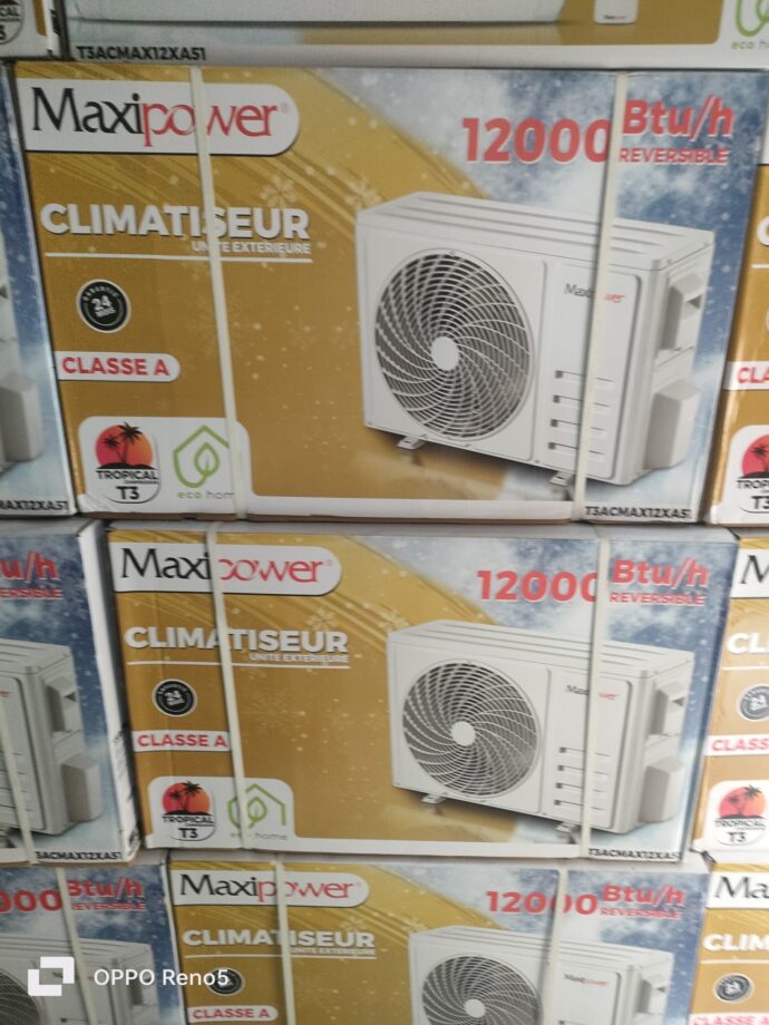 Climatiseur Maxipower 12000 BTU tropical inverter T3 – Image 3