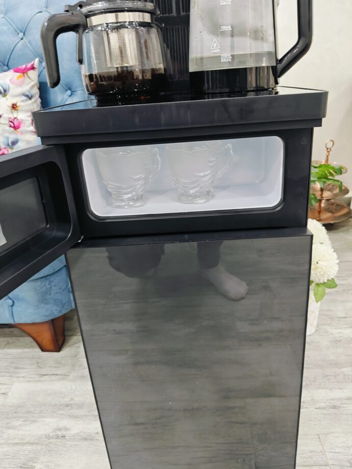Bar a thé entièrement automatique - bouilloire avec théière et cafetière - grand ecran Tactile et armoire - Distributeur d'eau chaude smart multifonction – Image 3