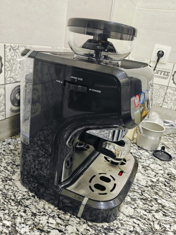 Machine à café 5en1 BRANDMANN 19Bar ( capsules nespresso et dolce gusto + café moulu + cappuccino + moulin à café) – Image 3