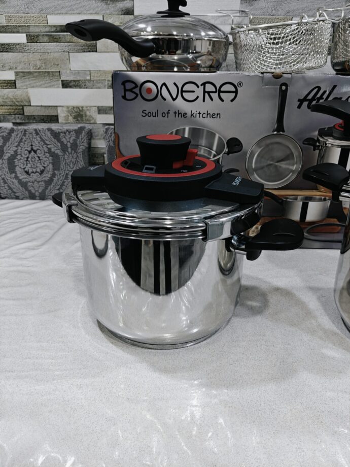 Pack 10 pieces Cocotte 6L + 8L Bonera original turque inox 18/10 haute qualité – Image 4