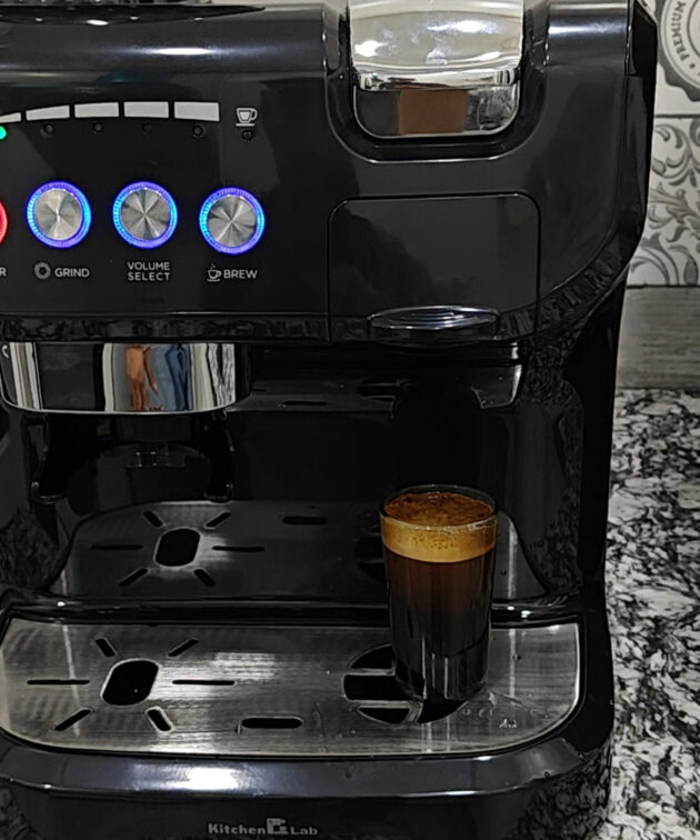 Machine à café KitchenLab 19Bar 3en1 ( café moulu + capsules nespresso + moulin a café )