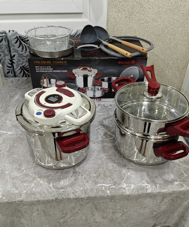 Pack 11 pieces KitchenLab Cocotte 5L + 7L